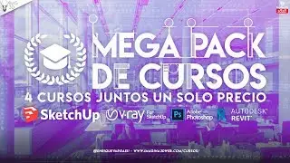 Curso de Sketchup, Vray, Photoshop y Revit JUNTOS