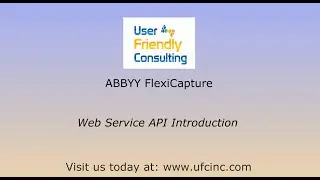 ABBYY FlexiCapture -  Web Service API