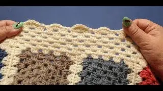 Granny Square Blanket Crochet Along Part 10 - Final Border Row