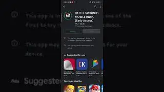 Finally😍 eary one get BGMI(EARY ACCESS) is HERE😱 ||office news please download on play store.