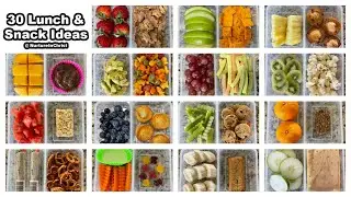 30 School Lunch Ideas | Snack Ideas | Packed School Lunches