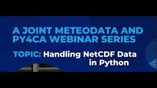 Joint MeteoData & PY4CA Webinar Series | Session 2