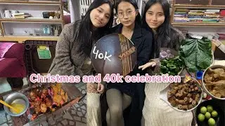 Combo Celebration of  Christmas and 40 k Subscribers || Barbeque Party
