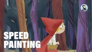 Speedpainting - Red Riding Hood