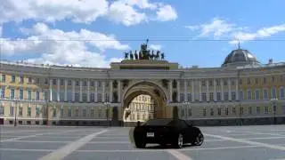 Спецэффект! вид из салона автомобиля