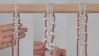 DIY Macrame Tutorial - 3 Alternating Half Hitch Variations!