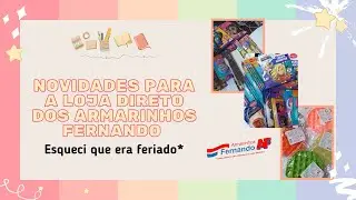 Novidades para a Loja Direto dos Armarinhos Fernando