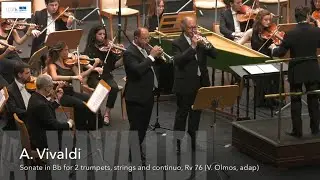 Vivaldi: Sonata a tre in B for 2 trumpets, string & continuo