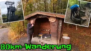 Köln-Wiehl-Loope | 80km-Wanderung mit Übernachtung in winziger Hütte