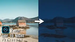 How To Turn Day into Night in 2 Minutes With Photoshop 2020