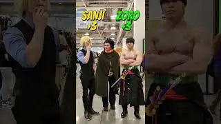 Tough One Piece Choices: Part 27 | Zoro vs Sanji by ONE PIECE Cosplayers | Emerald City Comic Con