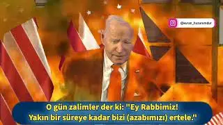 Sakın Allah'ı zalimlerin yaptıklarından habersiz sanma! (İbrahim Suresi 42)