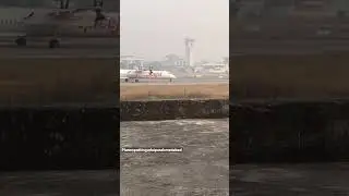 Spicejet dash 8-400 takeoff 🛫