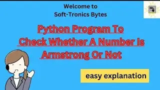 Program To Check Amstrong Number. 