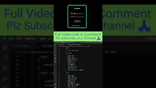 Login Facebook From and Border colour changing in Html and CSS Shorts video #css #html #shorts