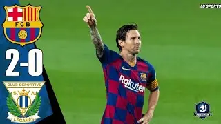مباراة مجنونة وتألق ميسي baraca vs luganis