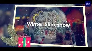 Christmas Photo Slideshow 🎄 After Effects Template