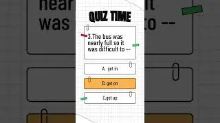 phrasal verb quiz