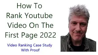 How To Rank Youtube Video On First Page 2022 - My Video Ranking Case Study With Proof