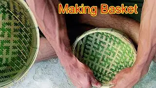 Making art basket from natural trees丨 Bamboo art VietNam