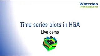 Waterloo Hydrogeologic  - Creating Time Series Plots in Hydro GeoAnalyst.