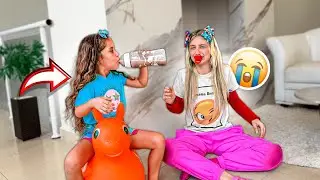 MINHA IRMÃZINHA TOMOU A MAMADEIRA DA JULLY !!