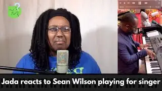 Reaction to Sean Wilson playing  Great is thy Faithfulness With Singer
