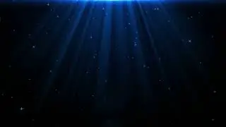 4k blue light effect particles falling background video