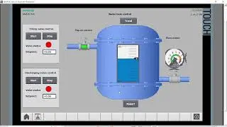 HMI report part and factory IO