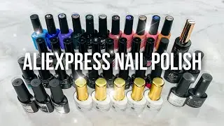 Aliexpress Nail Polish Collection💅🏻 Colour Swatches