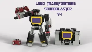 LEGO TRANSFORMERS Soundblaster V4 By BX Brix
