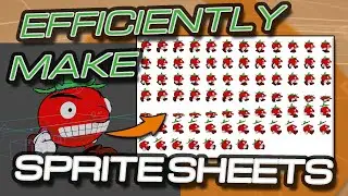 How to Make a Sprite Sheet from a 3D Animation in Blender