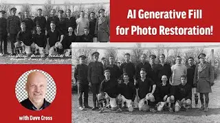 Photoshop AI Generative Fill for Photo Restoration