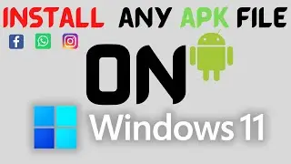 how to install android apps without amazon store in winodws 11 in hindi