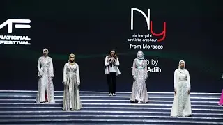 Nisrine Yahi en Indonésie : Défilé de Caftans Marocains
