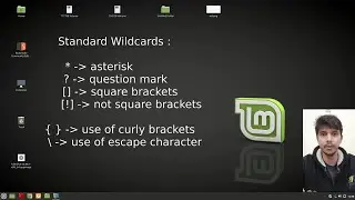 wildcards in linux | asterisk , question mark , square brackets , curly brackets , escape character