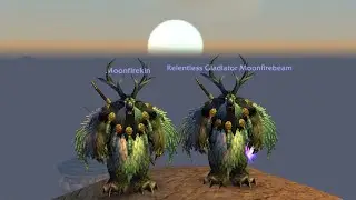 Getting My Brother 2200 Weapon as Double Boomkin in 3v3 Arena - Cataclysm