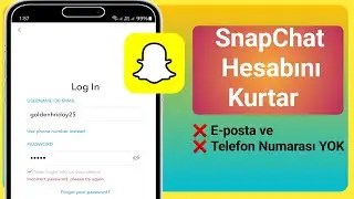 E-posta ve Telefon Numarası Olmadan SnapChat Hesabı Nasıl Kurtarılır (Yeni 2025)