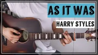 As It Was - Harry Styles | Guitar Tutorial/Lesson | Easy How To Play (Chords)