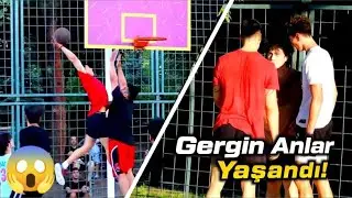 “YOUTUBER “EKİBİYLE BİRLİKTE BİZE meydan okudu !  TAM SAHA 5v5 sokak basketbolu !