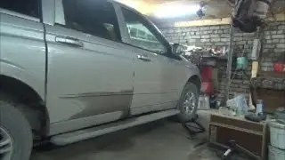 Силовые пороги на SsangYong Actyon Sports
