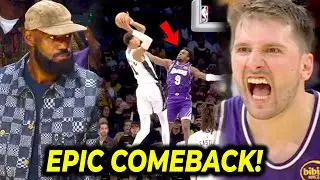 NAGWALA SI AR! Reresbak si LeBron kay Wemby pinahiya si Bronny! Mamaw si Luka, CRAZY ENDING!