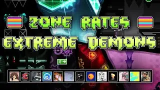 Top 50 Extreme Demons Ranked By Zone