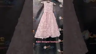 fancy kids wear dress with fancy net fabric