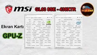 MSI GL63 8SE 439XTR Bilgi