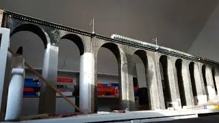 Testfahrten auf dem Illmhäuser Viadukt