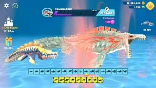 NEW ZAMAHARIBU UNLOCKED & ZAMAHARIBU GAMEPLAY | Hungry Shark Evolution