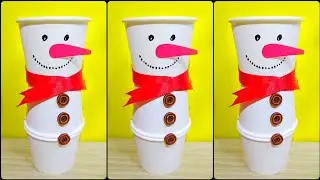 How make a snowman ☃️ for Christmas