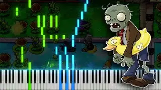 Watery Graves - Plants vs Zombies | Piano Tutorial [MIDI + SHEET]