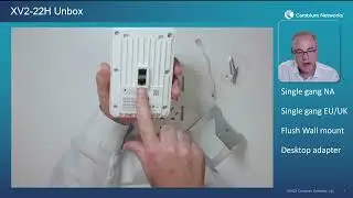 XV2-22H Wi-Fi 6 Indoor Wall Plate Access Point